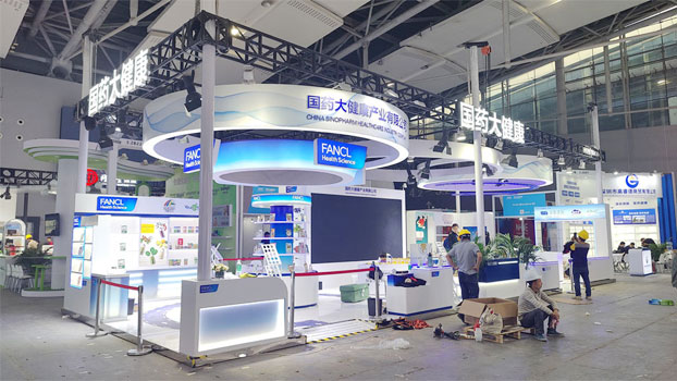 展廳設計裝修公司展覽展臺搭建現(xiàn)場